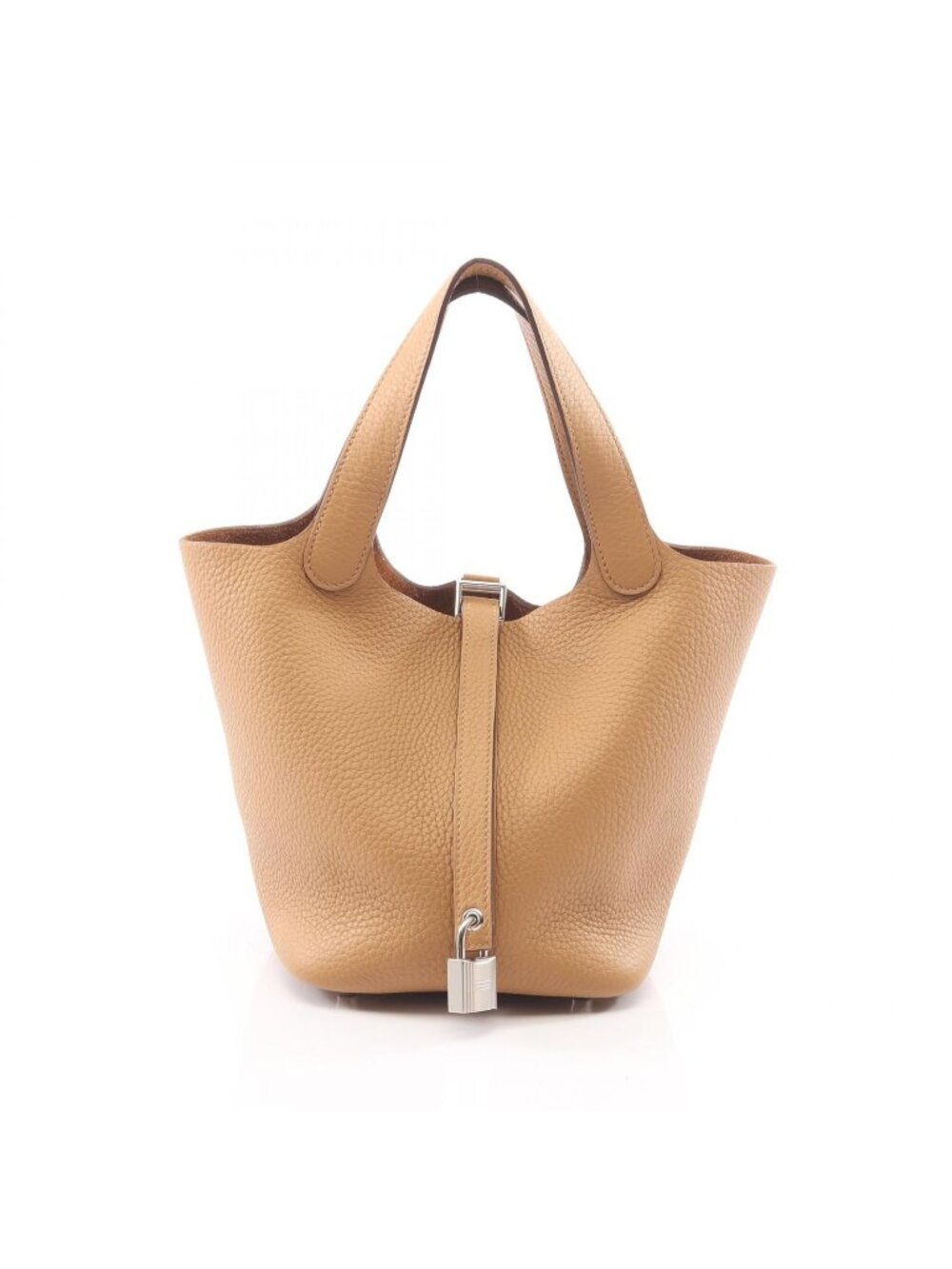 Hermes Handbag Picotin Lock PM Biscuit Leather